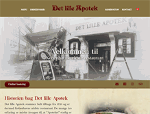 Tablet Screenshot of detlilleapotek.dk
